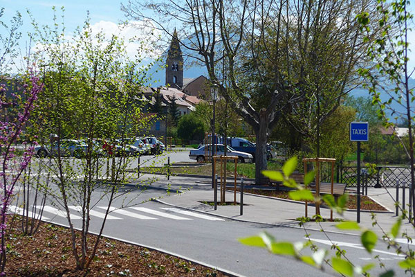 Aménagement des Espaces Publics en entrée ouest de la commune de Chorges
